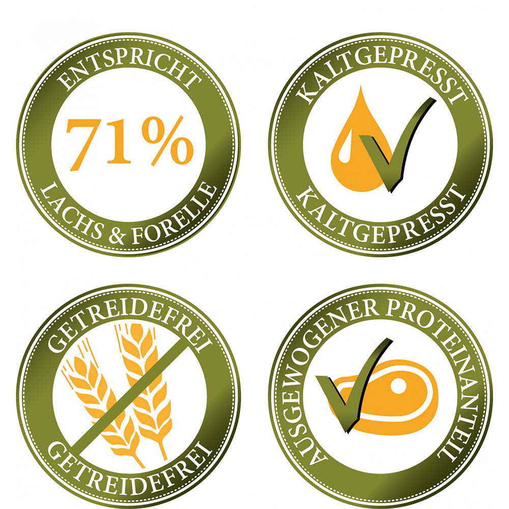 Bellfor Trockenfutter mit Lachs und Forelle Forstbach-Schmaus