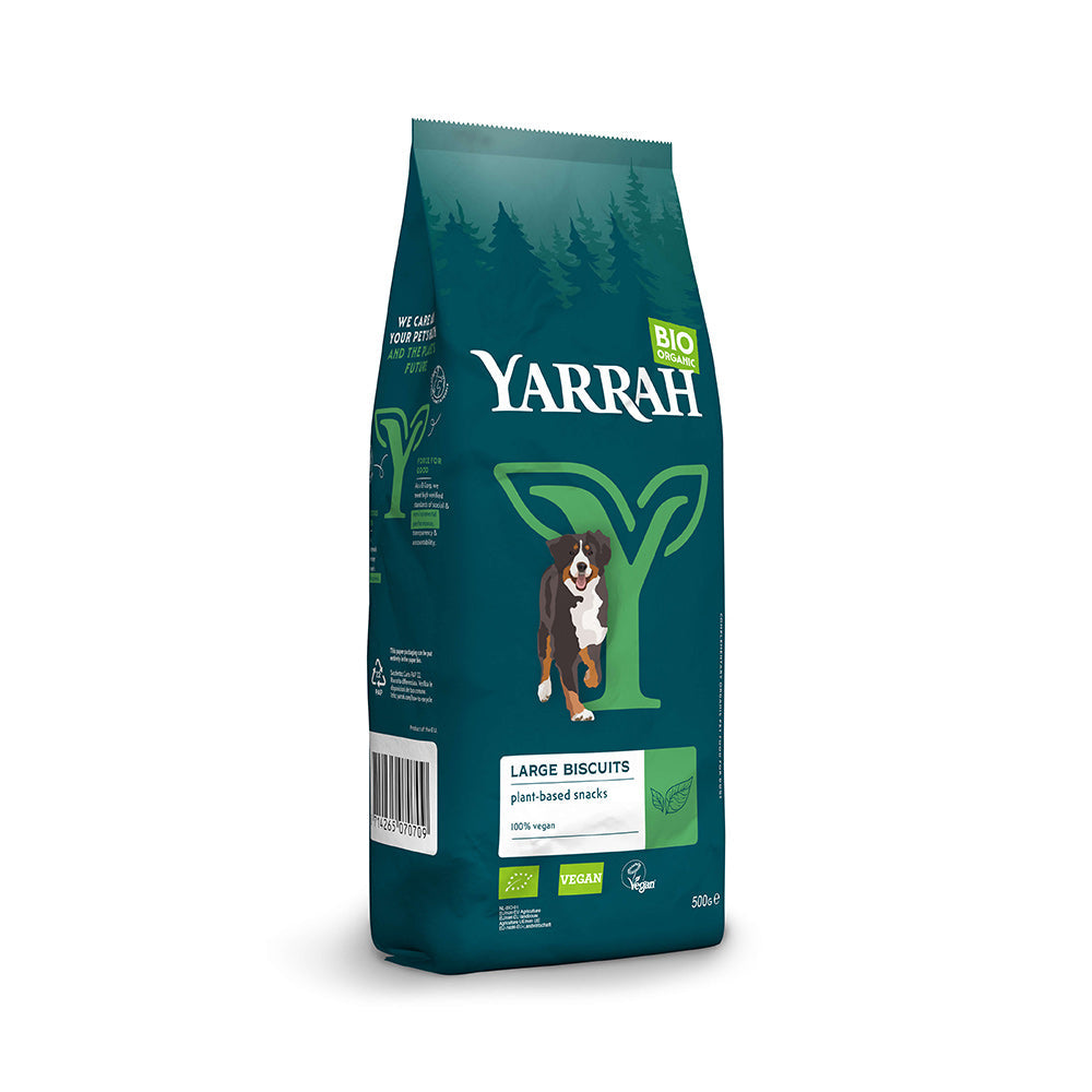 Yarrah Bio Hund Snack Kekse gross vegan 4 x 500g