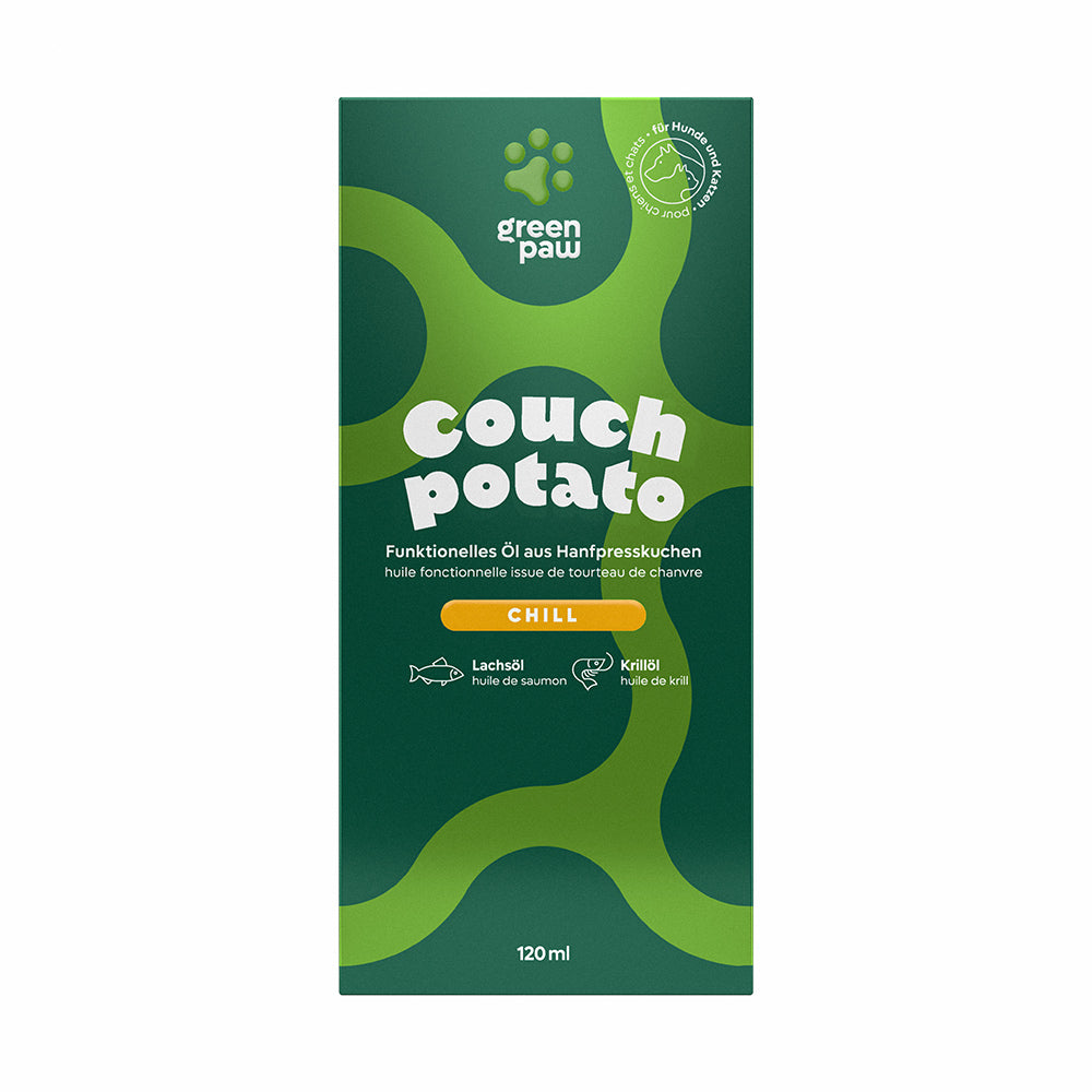 Green Paw Couch Potato – CBD Öl für Ruhe & Wohlbefinden bei Hund & Katze