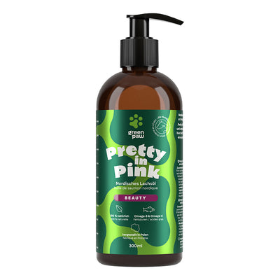 Green Paw Pretty in Pink – Nordisches Lachsöl für Hunde und Katzen
