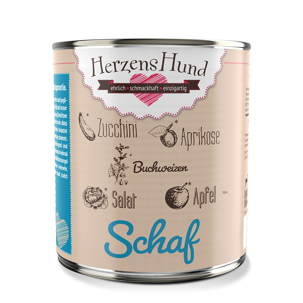 HerzensHund Schaf mit Buchweizen für Hunde
