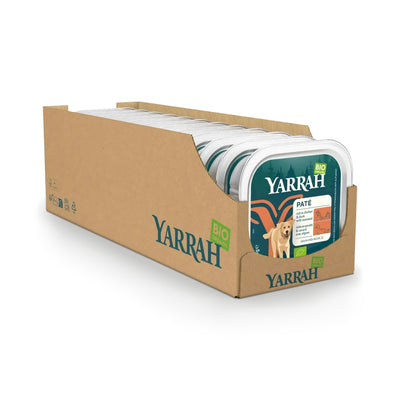 Yarrah Bio Hund Schale Pastete getreidefrei Huhn & Ente 12 x 150g