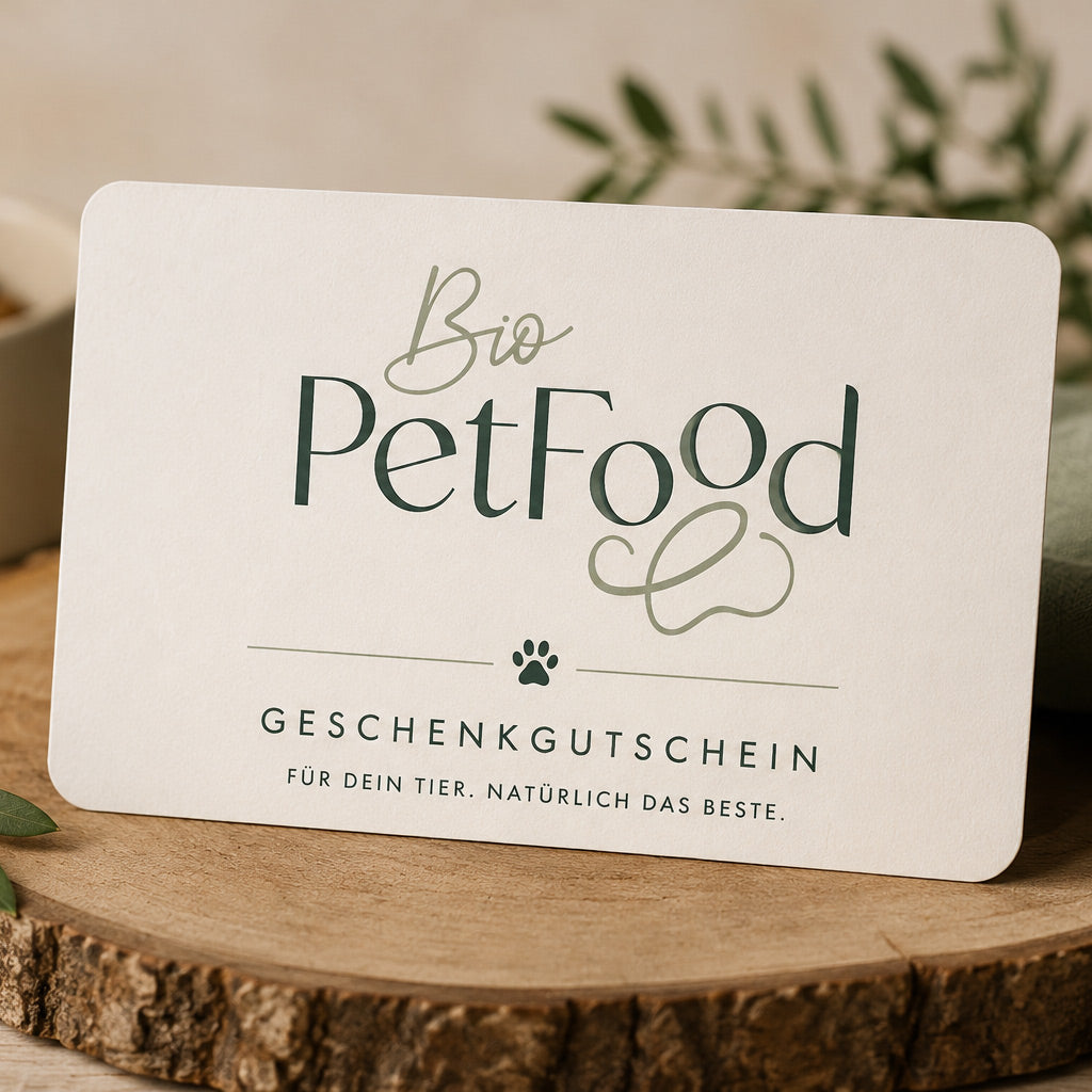 BioTierFutter Onlineshop Gutschein