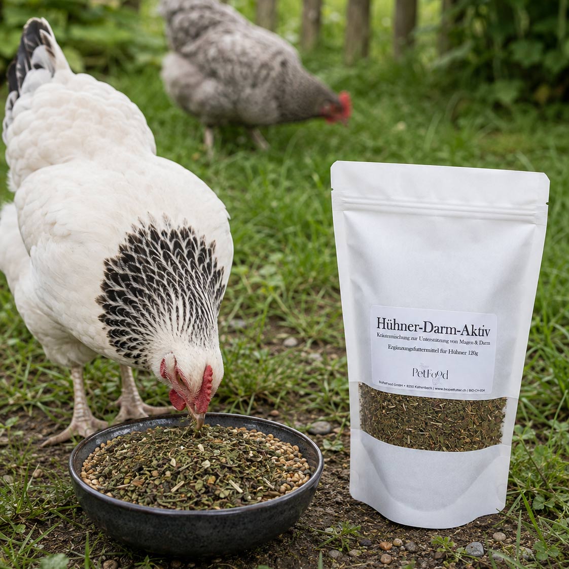 BioPiepFood Darm-Aktiv – Mélange d'herbes pour poulets et volailles
