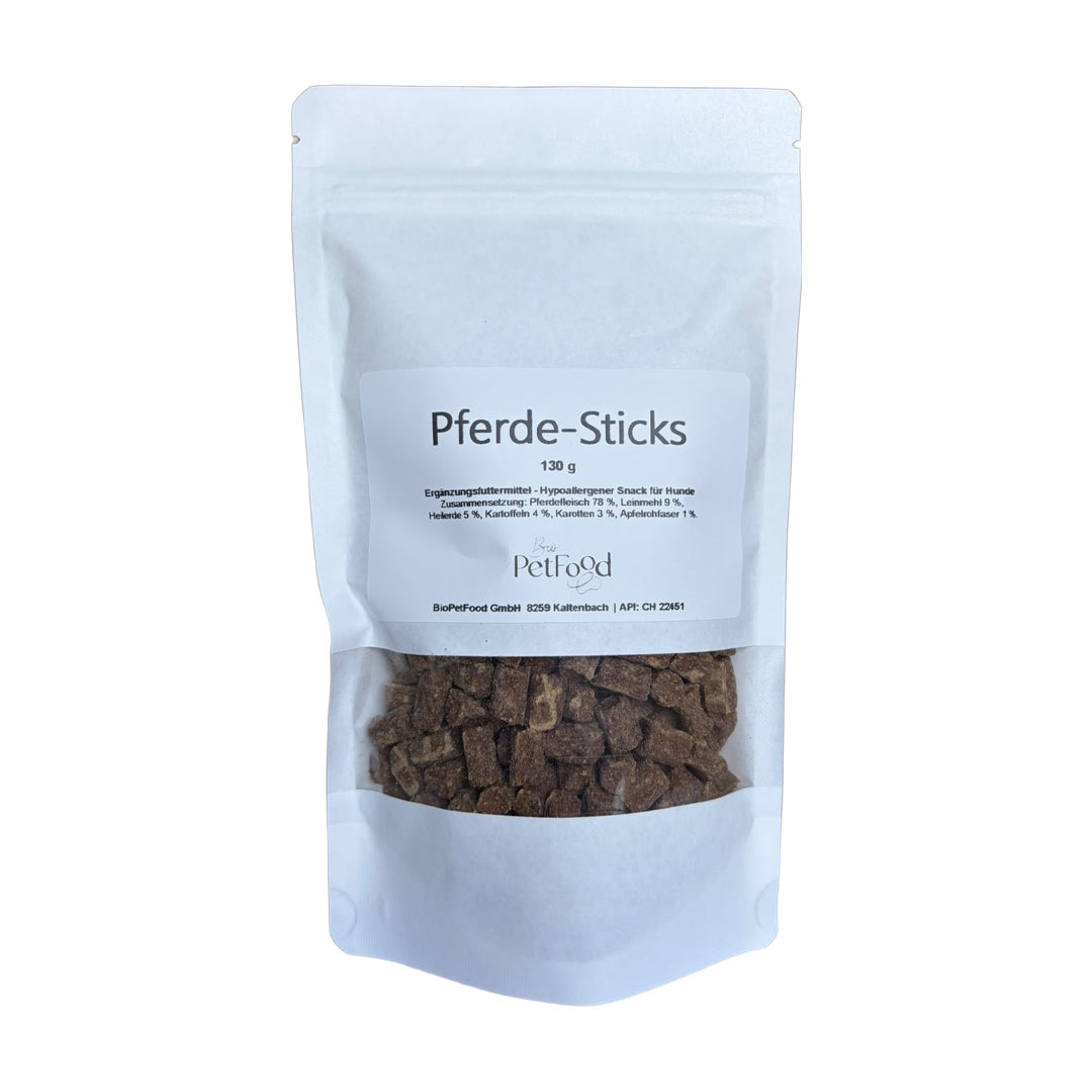 Hundelust Pferde-Sticks hypoallergen 130g