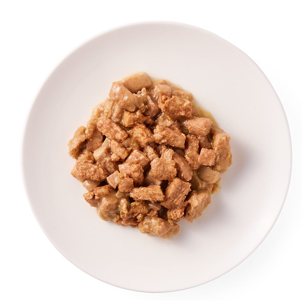 Yarrah Bio Katze Schale Bröckchen getreidefrei Fisch (MSC) 16 x 100 g - BioTierFutter Onlineshop
