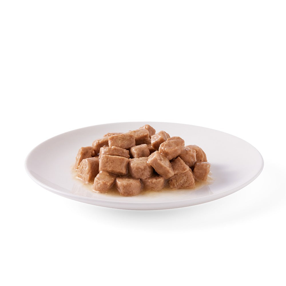 Yarrah Bio Katze Dose Bröckchen getreidefrei Huhn 12 x 405g - BioTierFutter Onlineshop