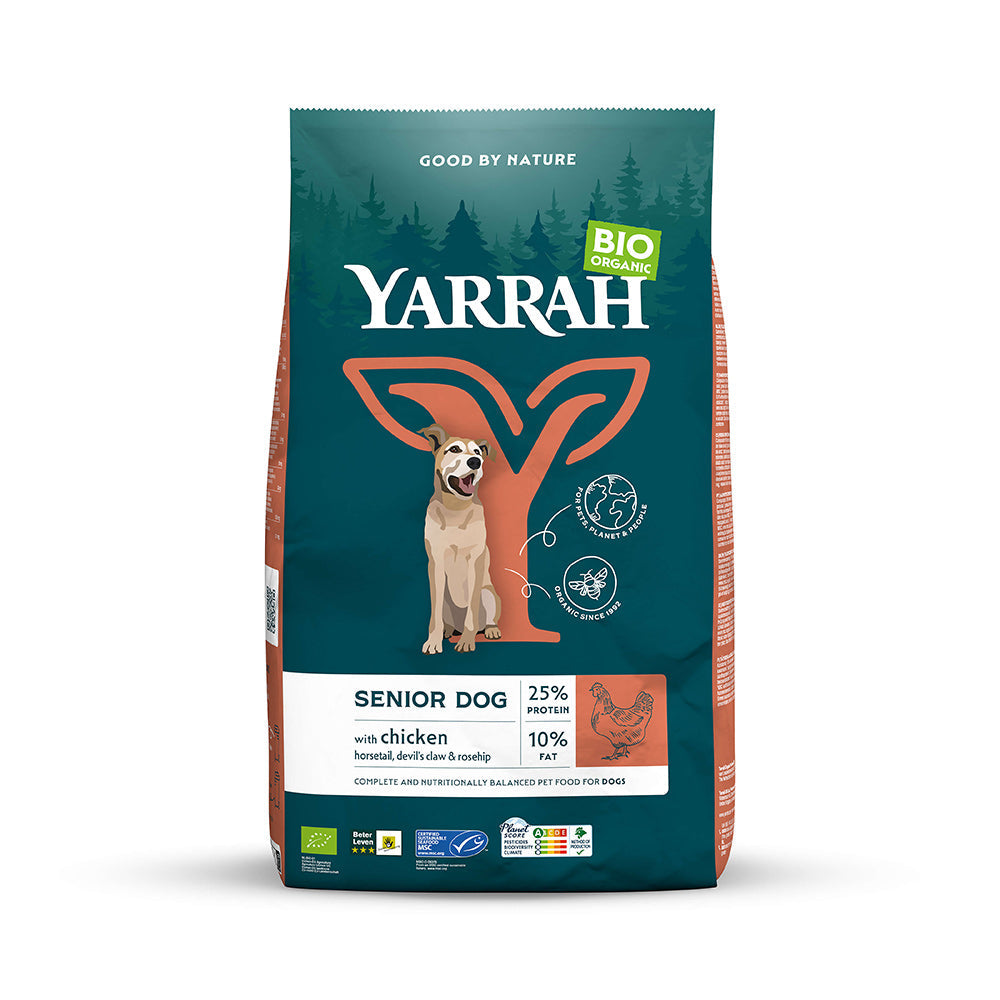 Yarrah Bio Hund Trockenfutter Senior Huhn
