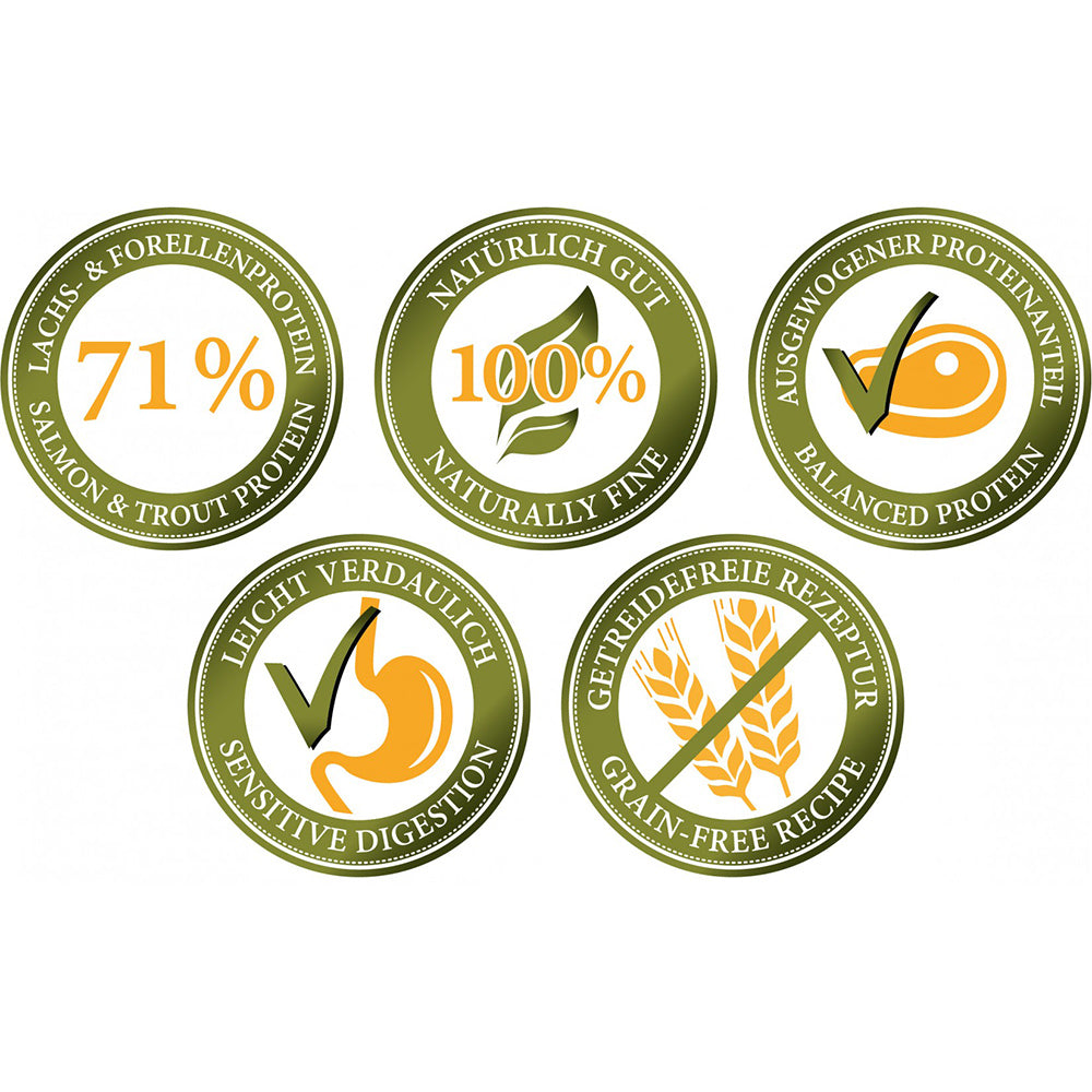 Bellfor Trockenfutter mit Wildlachs Wildbach-Schmaus