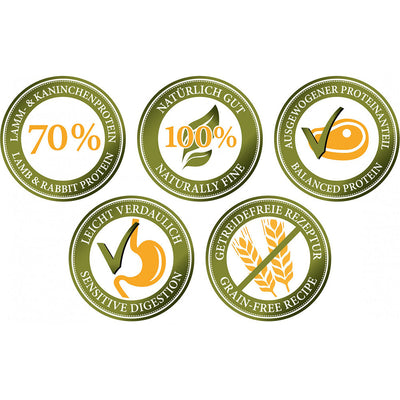 Bellfor Trockenfutter mit Weidelamm - Heide-Schmaus