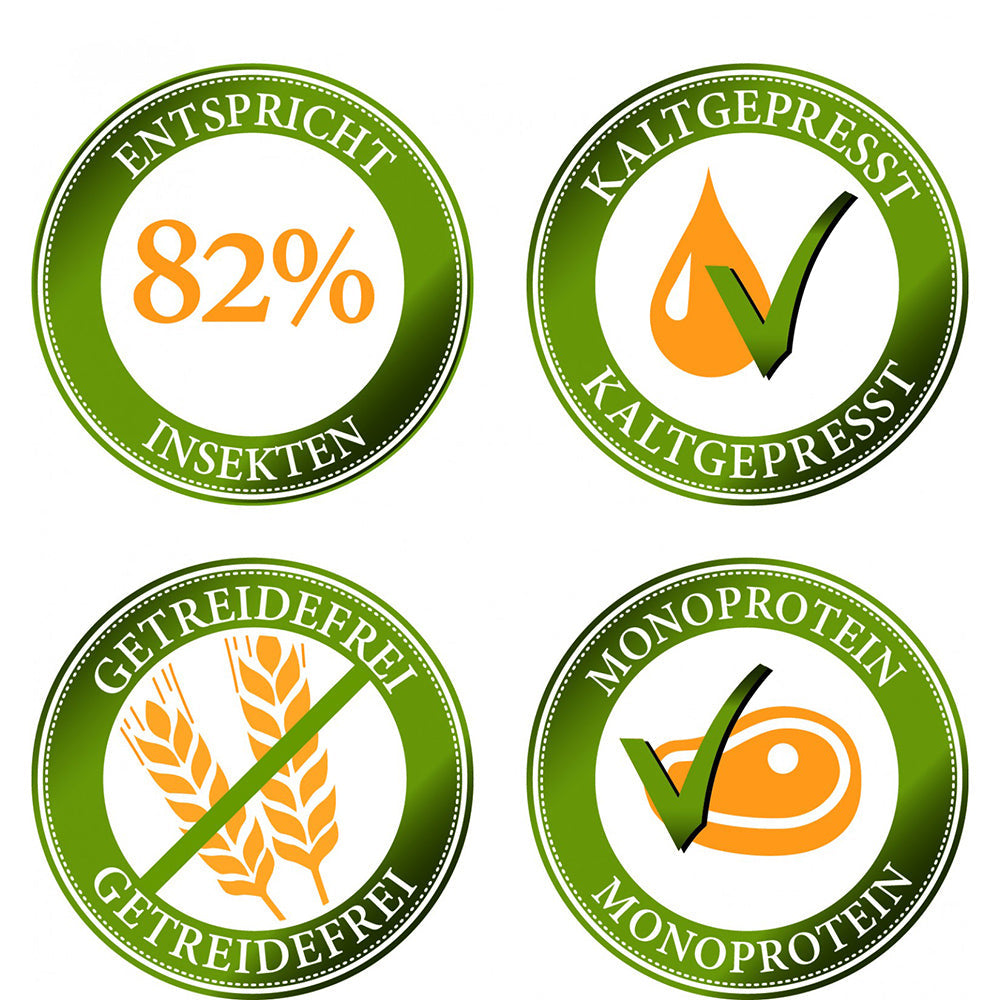 Bellfor Trockenfutter mit Insekten Naturgut-Schmaus