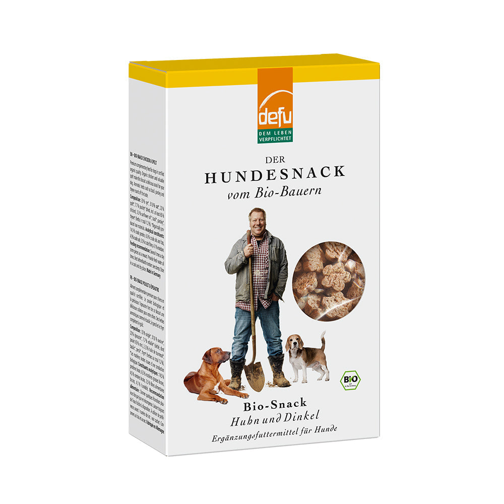 Defu Hund Bio-Snack Huhn & Dinkel 6 x 200g