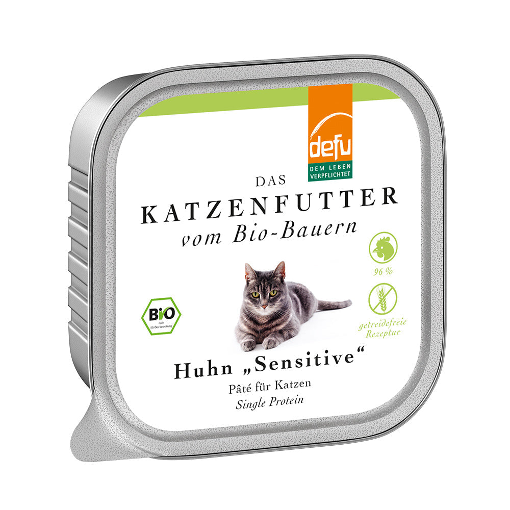 Defu Katze Huhn "Sensitiv" - BioTierFutter Onlineshop