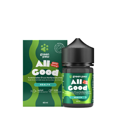 Green Paw All Good – Ergänzungsfuttermittel mit Hanf für Hunde und Katzen