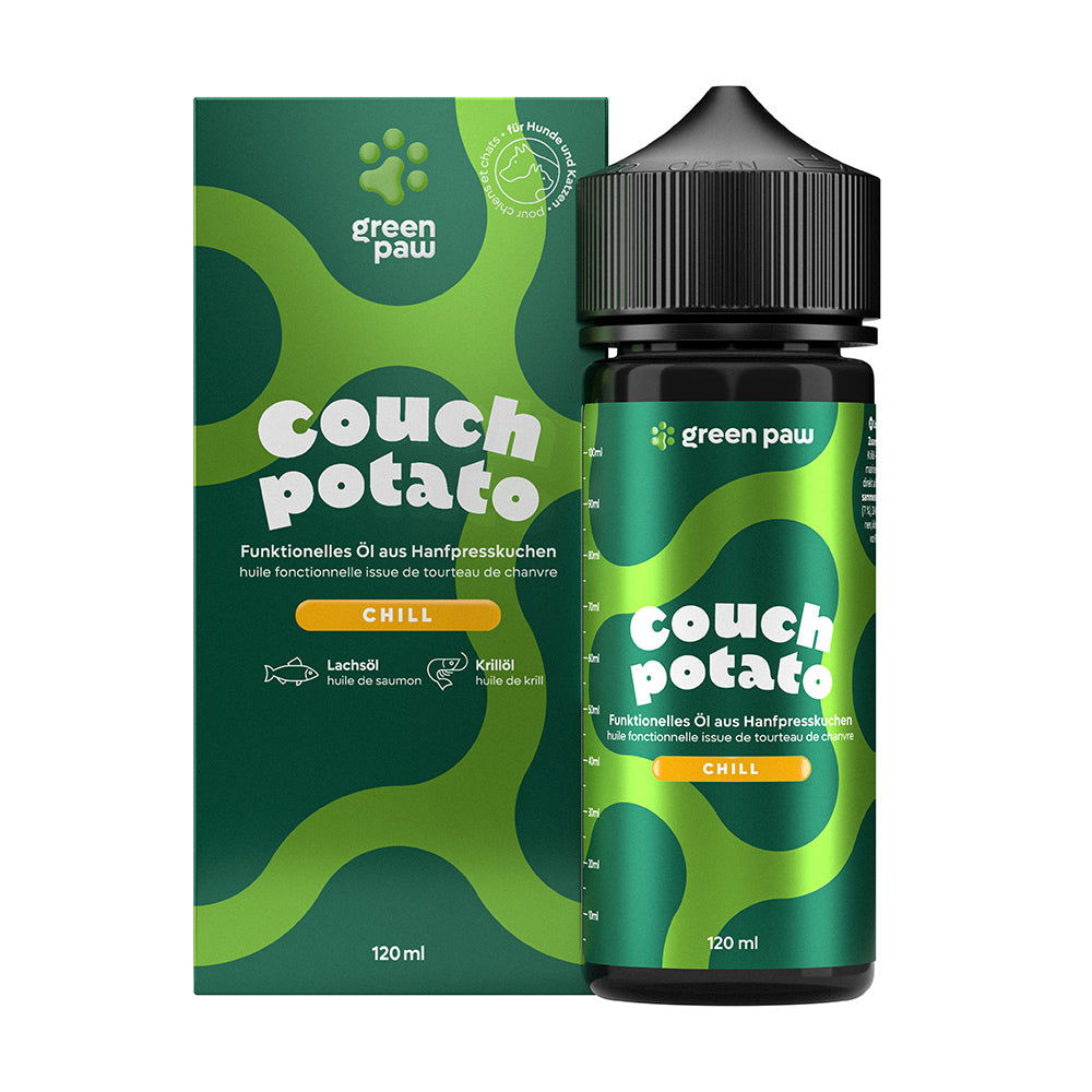 Green Paw Couch Potato – CBD Öl für Ruhe & Wohlbefinden bei Hund & Katze