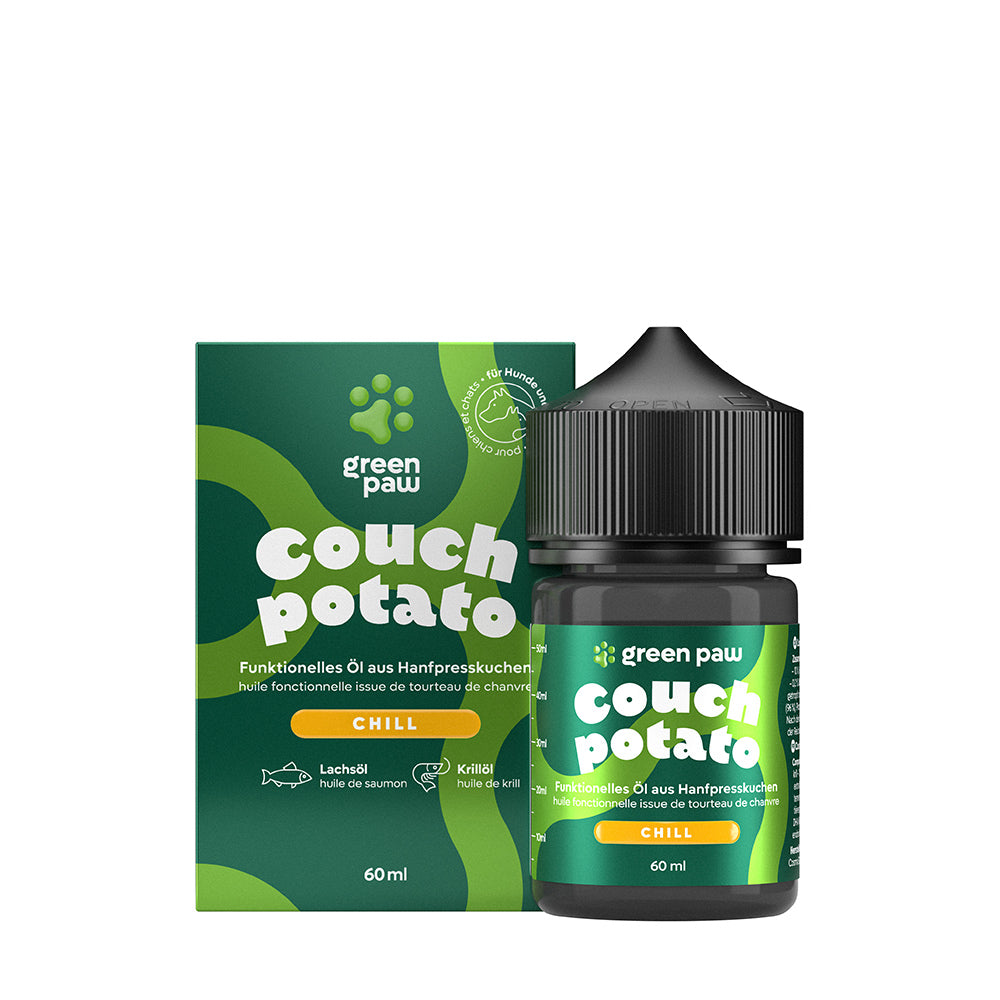 Green Paw Couch Potato – CBD Öl für Ruhe & Wohlbefinden bei Hund & Katze
