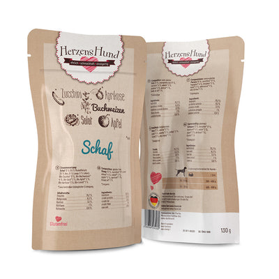 HerzensHund Schaf mit Buchweizen für Hunde