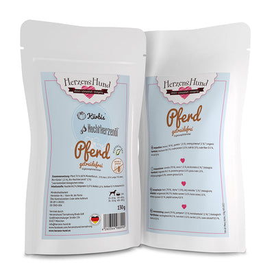 HerzensHund Pferd mit Kürbis -getreidefrei- für Hunde