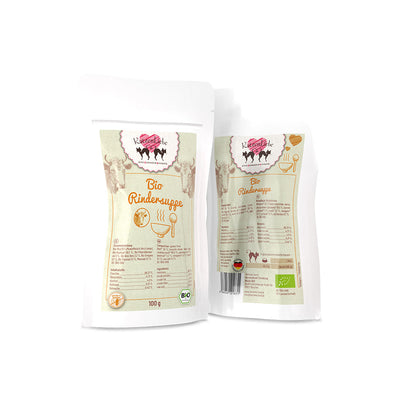 HerzensHund Bio-Rindersuppe für Hunde 18x125g