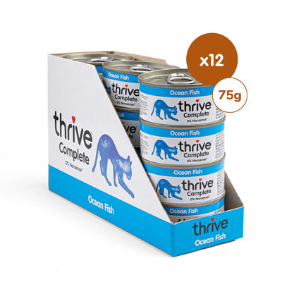 Thrive Gourmet-Töpfchen Ocean-Fisch 12 x 75 g