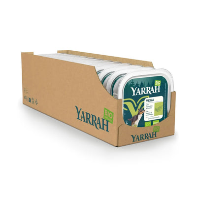 Yarrah Bio Hund Schale Bröckchen getreidefrei vegetarisch 12 x 150g - BioTierFutter Onlineshop