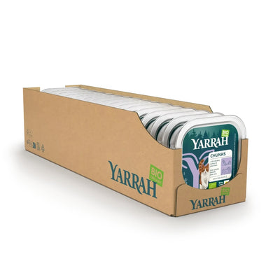 Yarrah Bio Katze Schale Bröckchen getreidefrei Huhn & Truthahn 16×100g - BioTierFutter Onlineshop