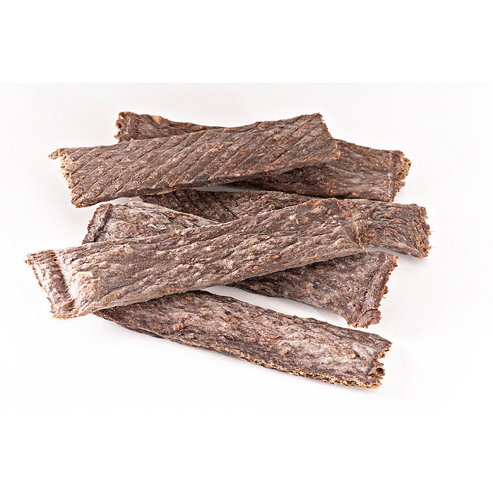 Bellfor Gesunder Hundesnack - Fleischstreifen Ziege 100 g