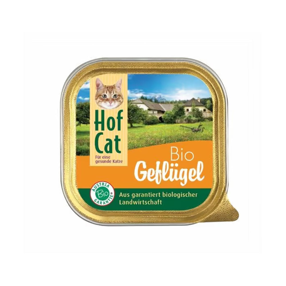 HofCat Geflügel 16 x 100g - BioTierFutter Onlineshop