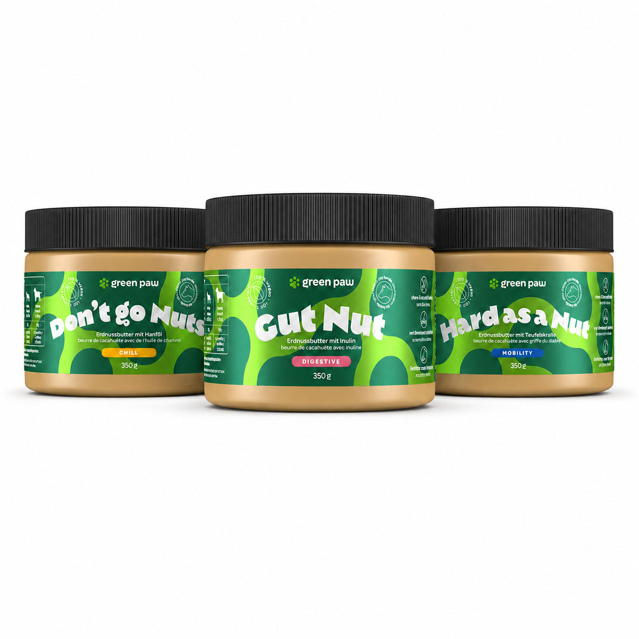 Green Paw Erdnussbutter Mixpaket für Hunde
