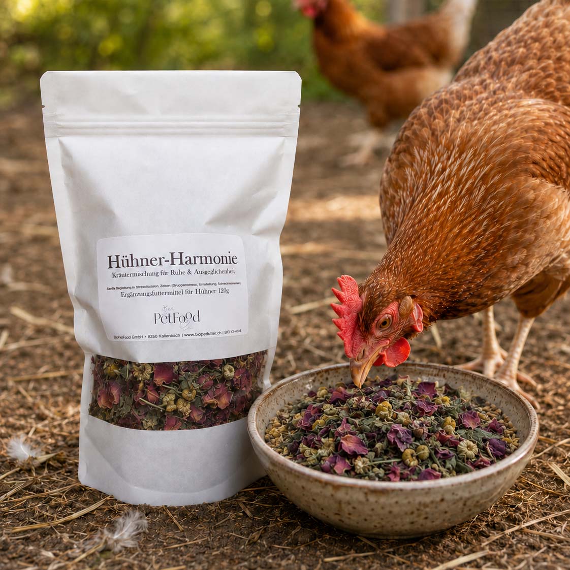 BioPiepFood Harmonie pour poules – Mélange d'herbes pour poules et volailles
