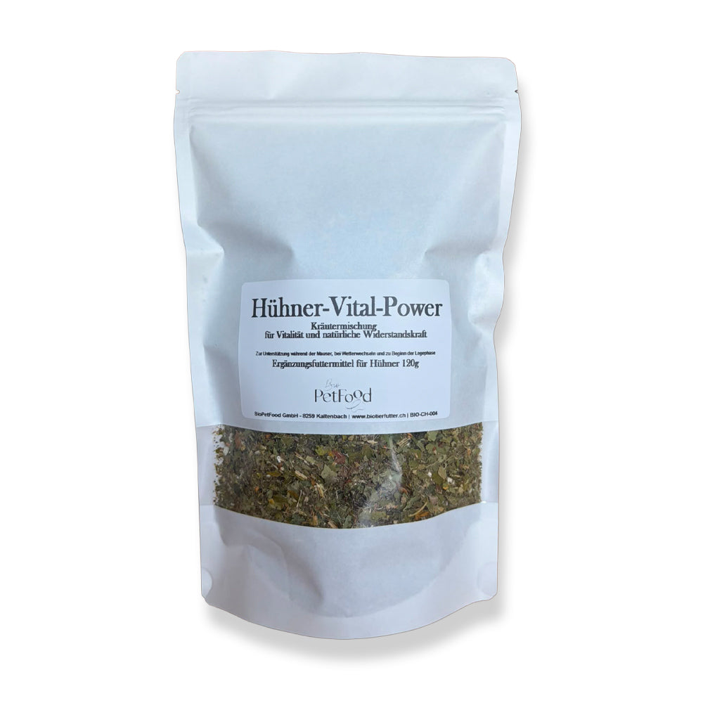 BioPiepFood Hühner-Vital-Power – Mélange d'herbes pour la vitalité et la résistance