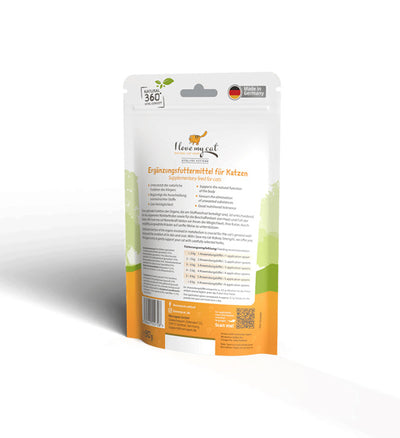 I love my cat Ergänzungsfuttermittel für Katzen – Nierenkraft Pulver mit Birkenblättern und Brennnessel