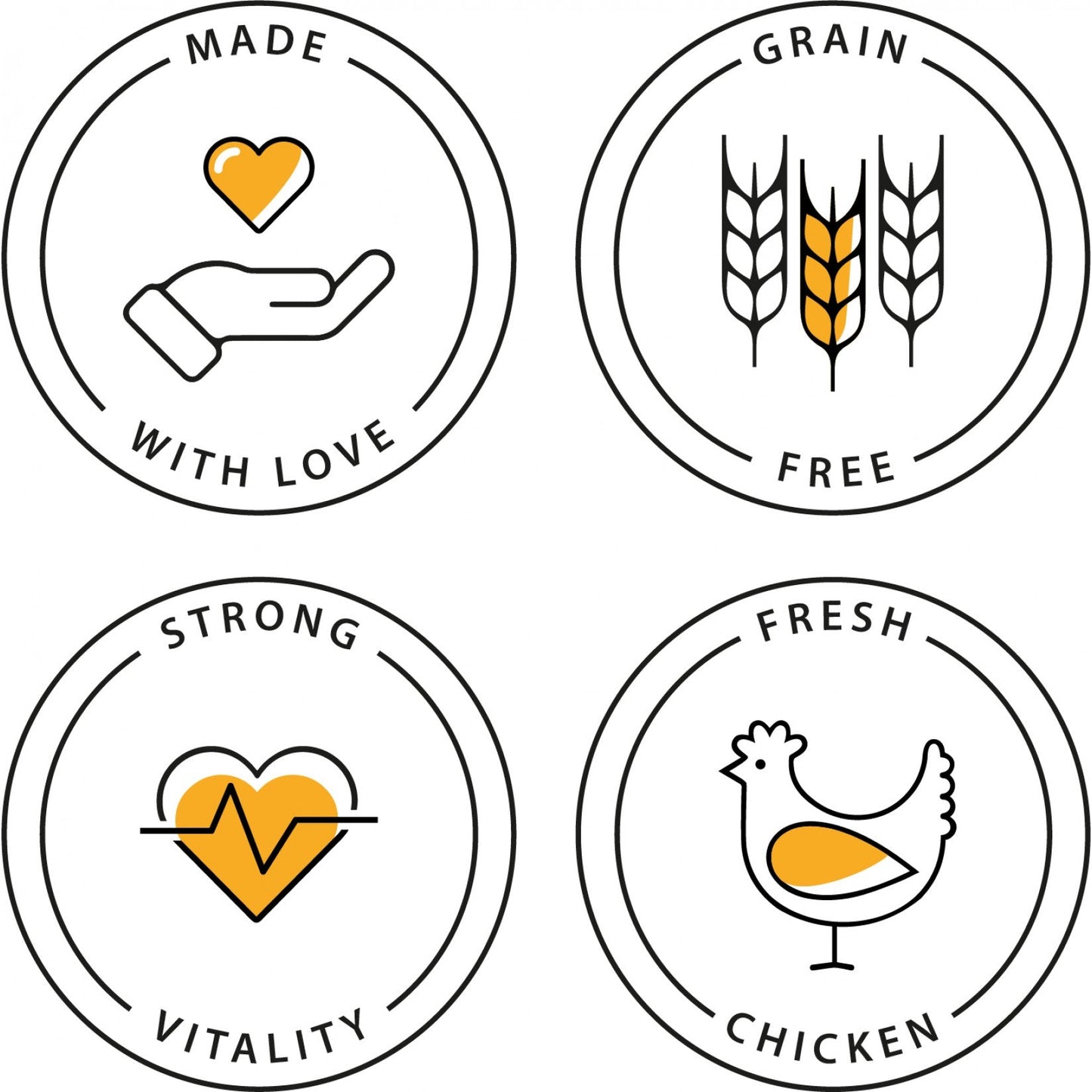 I love my cat getreidefreies Trockenfutter für Katzen mit Huhn 1.2kg