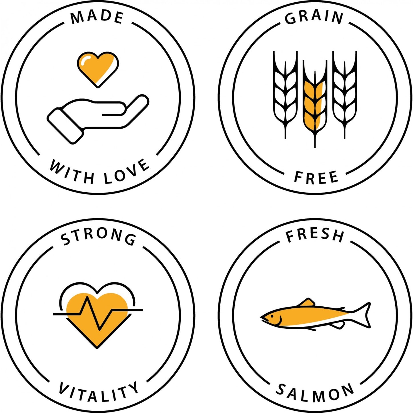 I love my cat Trockenfutter für Katzen ohne Getreide mit Lachs von I love my cat - 1.2 kg