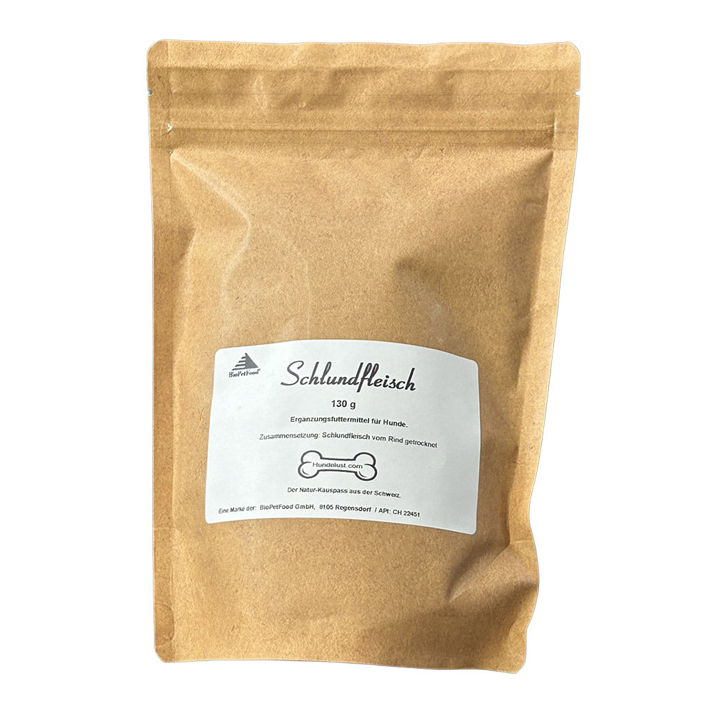 Hundelust Schlundfleisch vom Rind 130g