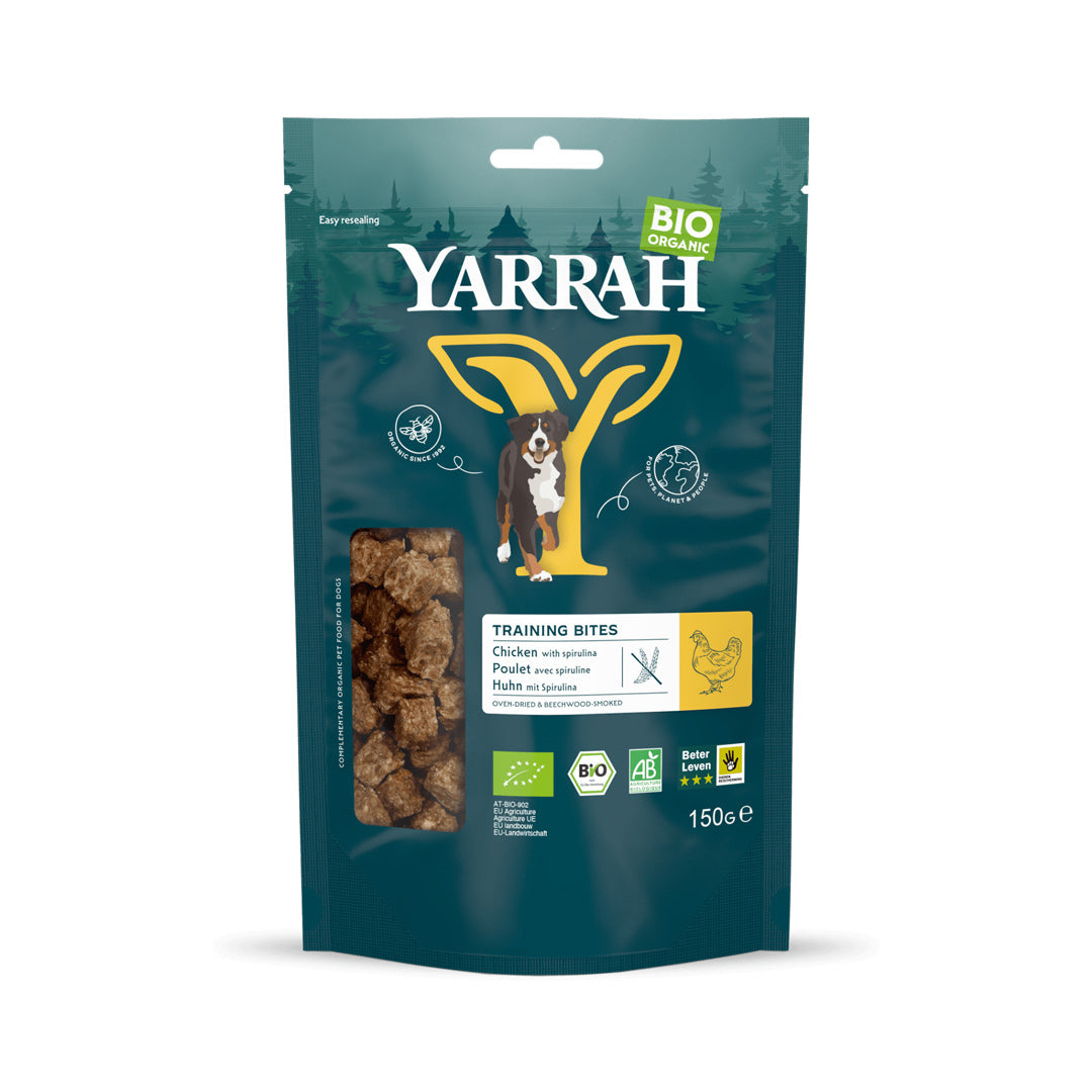 Yarrah Bio Training-Happen mit Huhn für Hunde – 150 g